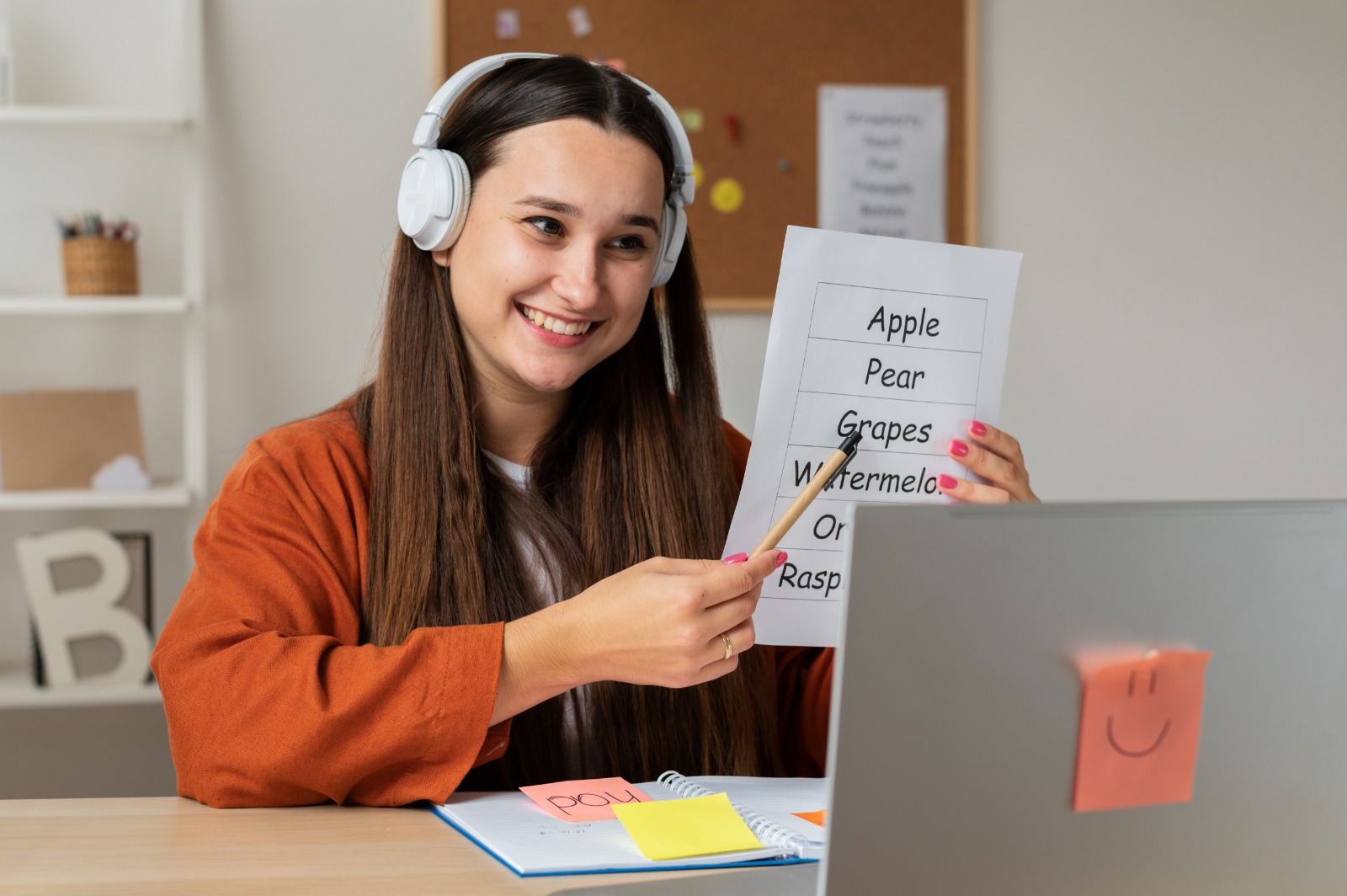 Estudiante aprendiendo
